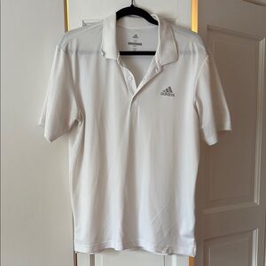 ✨ Adidas Men’s White Polo Shirt Medium EUC ✨
